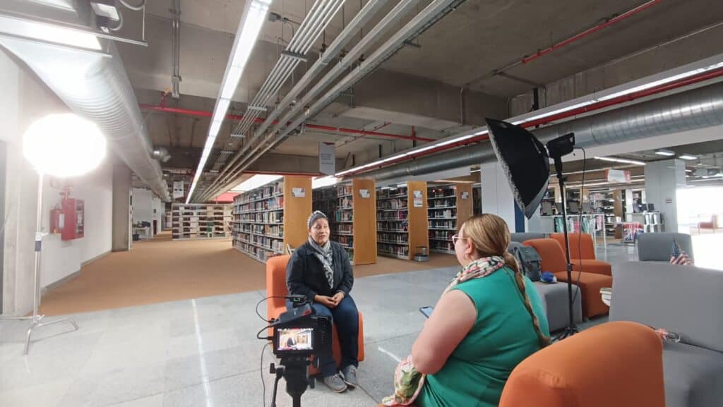 grabacion en librería caso de éxito.